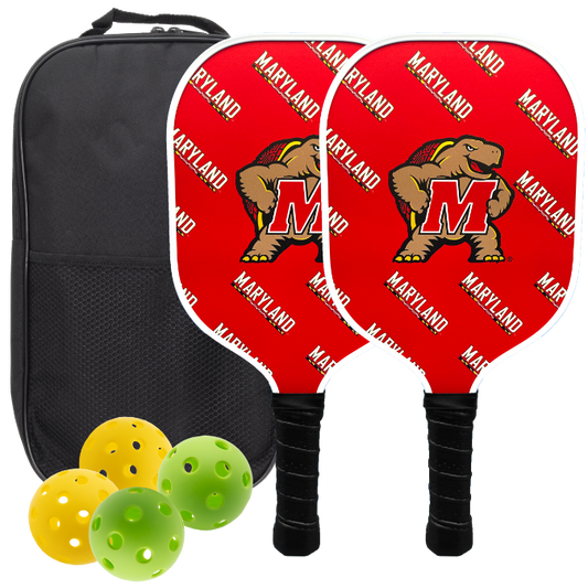 Maryland Terrapins Pickleball Paddle Set