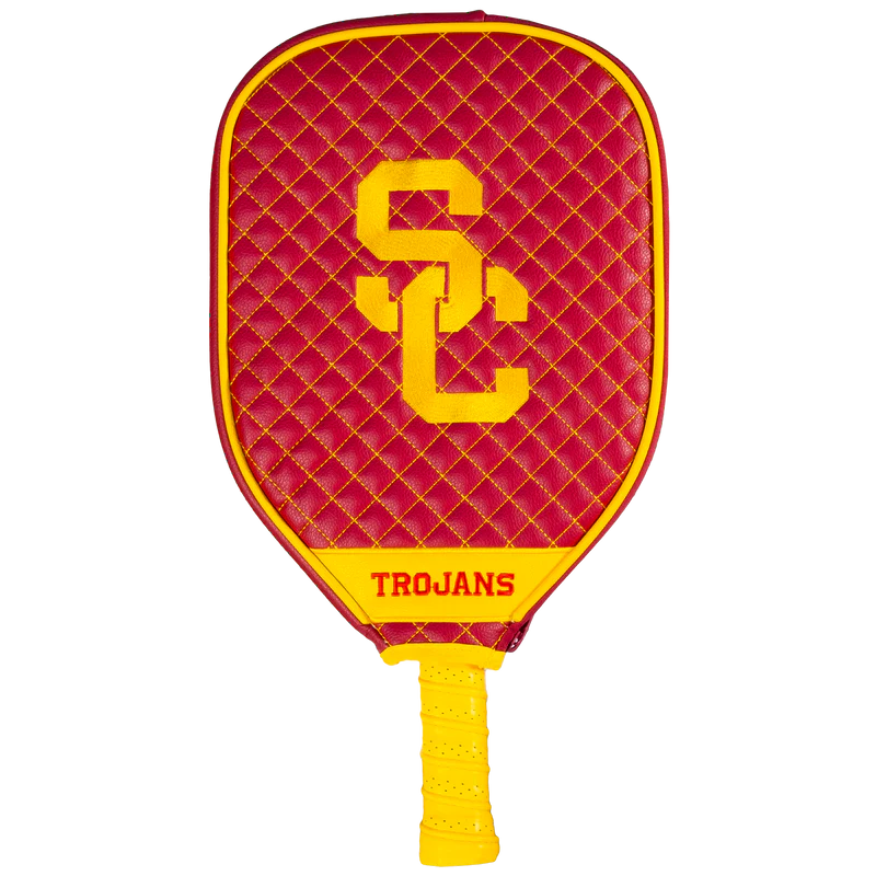 USC Trojans Premium Quilted Pickleball Paddle Cover