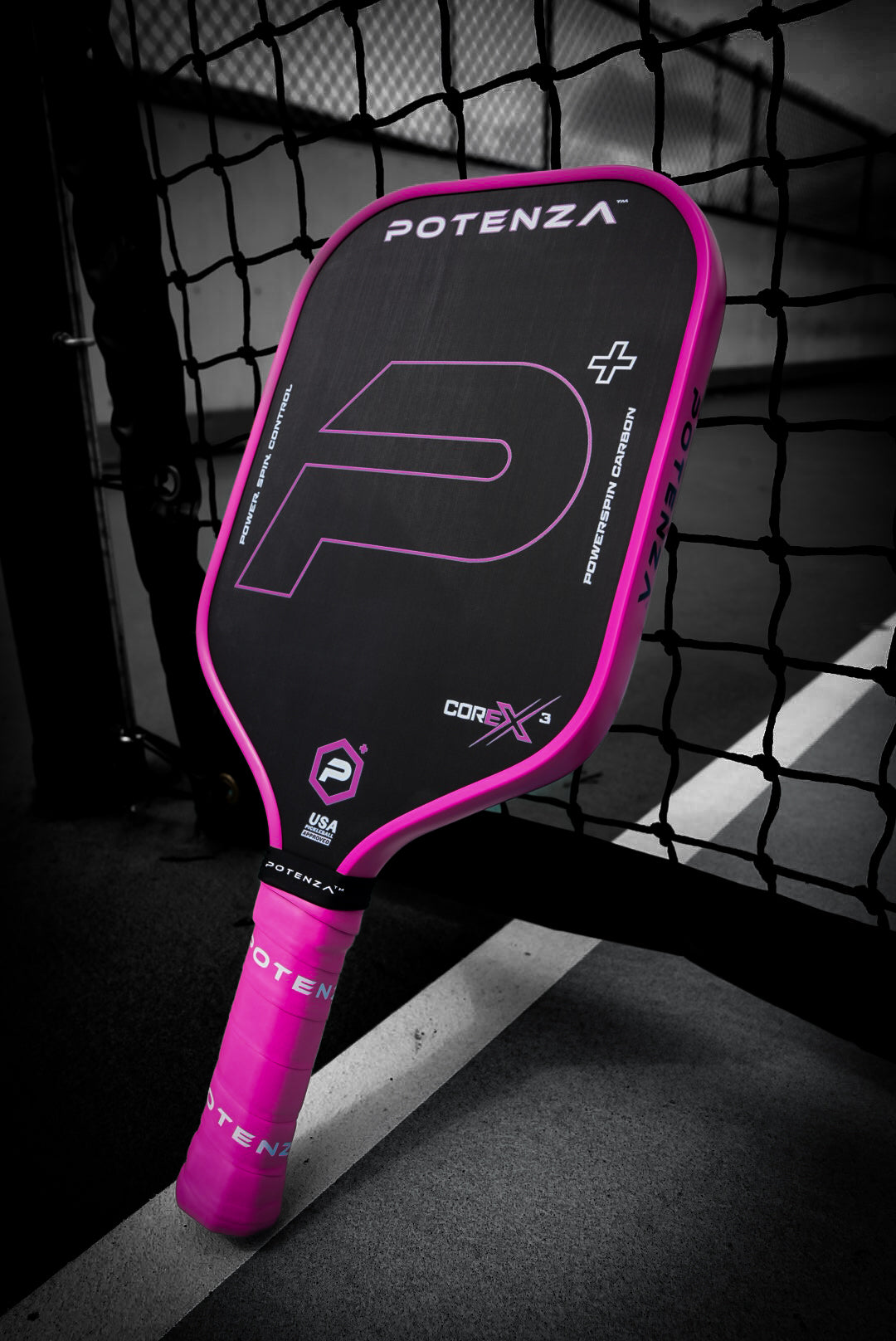 P+ PowerSpin Carbon COREx3 (Neon Pink)