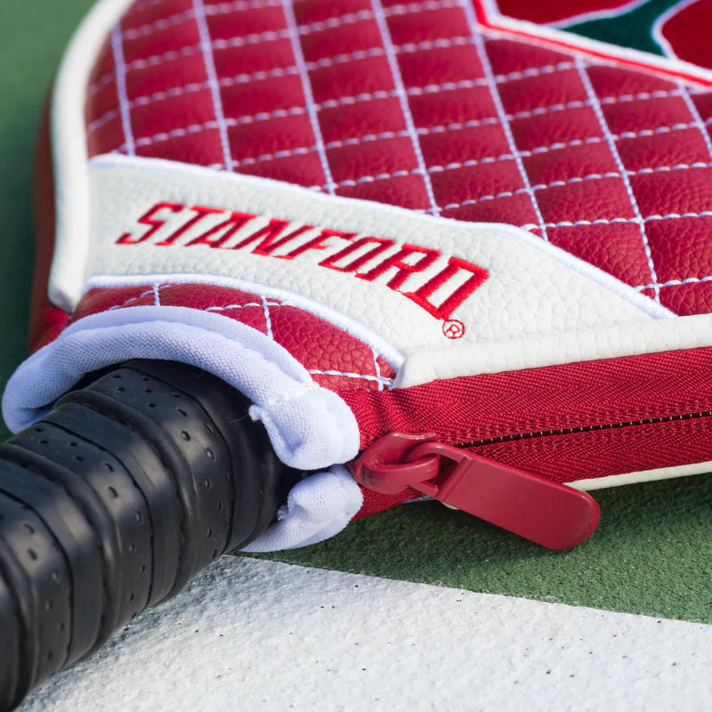Stanford Cardinal Premium Quilted Pickleball Paddle Cover