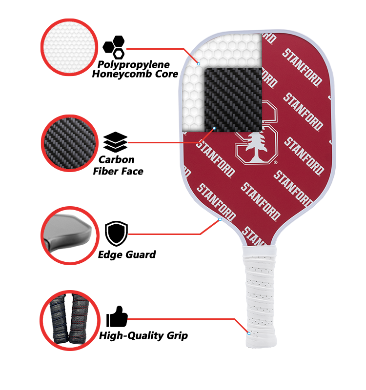 Stanford Cardinal Pickleball Paddle