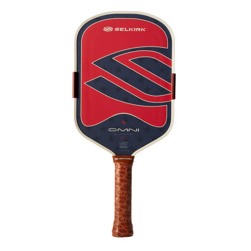 Selkirk OMNI 1776 Elongated 16mm Pickleball Paddle & Omni Man Cover