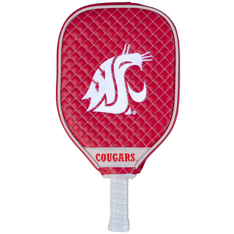 Washington State Cougars Premium Quilted Pickleball Paddle Cover