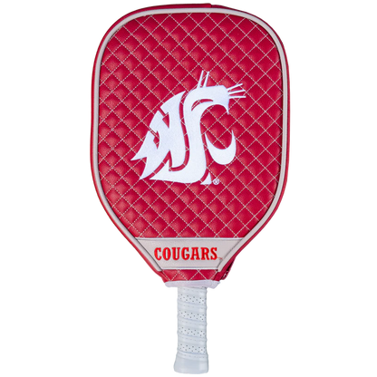 Washington State Cougars Premium Quilted Pickleball Paddle Cover