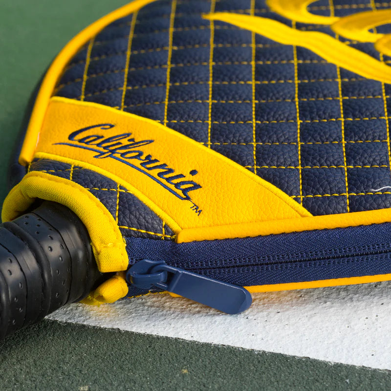 California Golden Bears Premium Quilted Pickleball Paddle Cover