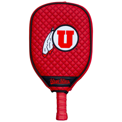 Utah Utes Premium Quilted Pickleball Paddle Cover
