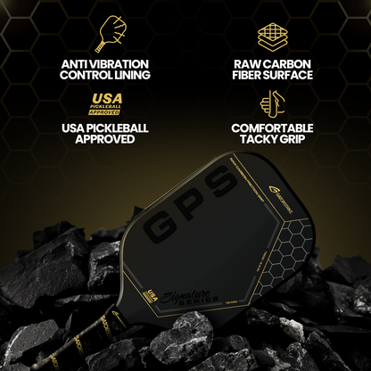 Gold Pro Control T700 (16mm) Raw Carbon Fiber Weave Grit