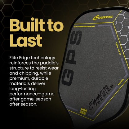 Gold Pro Power T800 Power (16mm) Raw Carbon Fiber Weave Grit