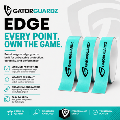 Pickleball Paddle Edge Guard Tape — Chip & Scratch Protection (3-Pack)