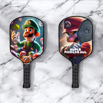 Luigi - Mario Brothers - Pickleball Paddle