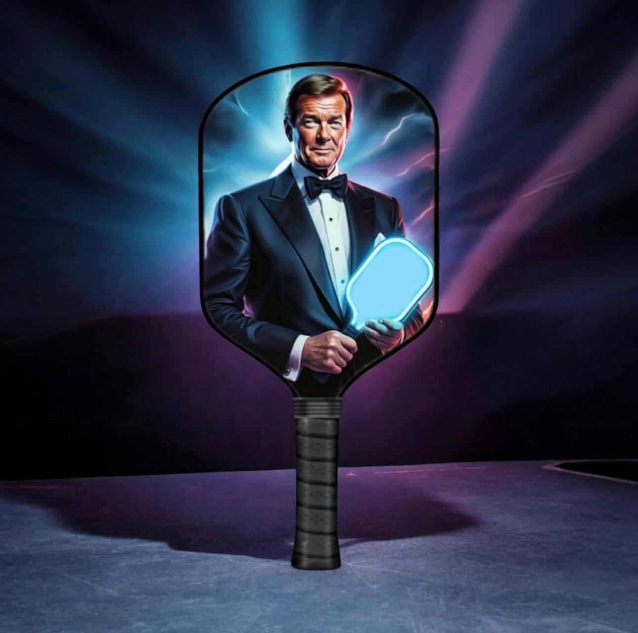 James Bond - Roger Moore - Pickleball Paddle