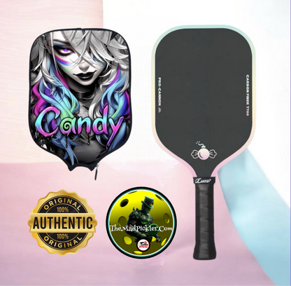 Luzz Candy Cannon Mad Pickler Edition Pickleball Paddle & Cover