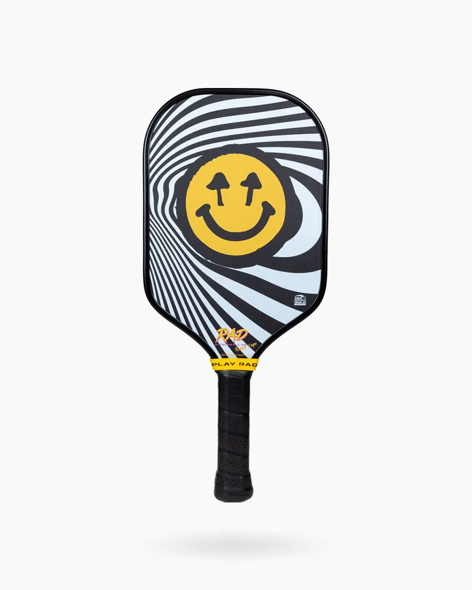 RAD Happy Pro T700 Raw Carbon Dwell Pickleball Paddle