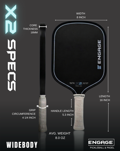 Engage X2 Widebody Pickleball Paddle