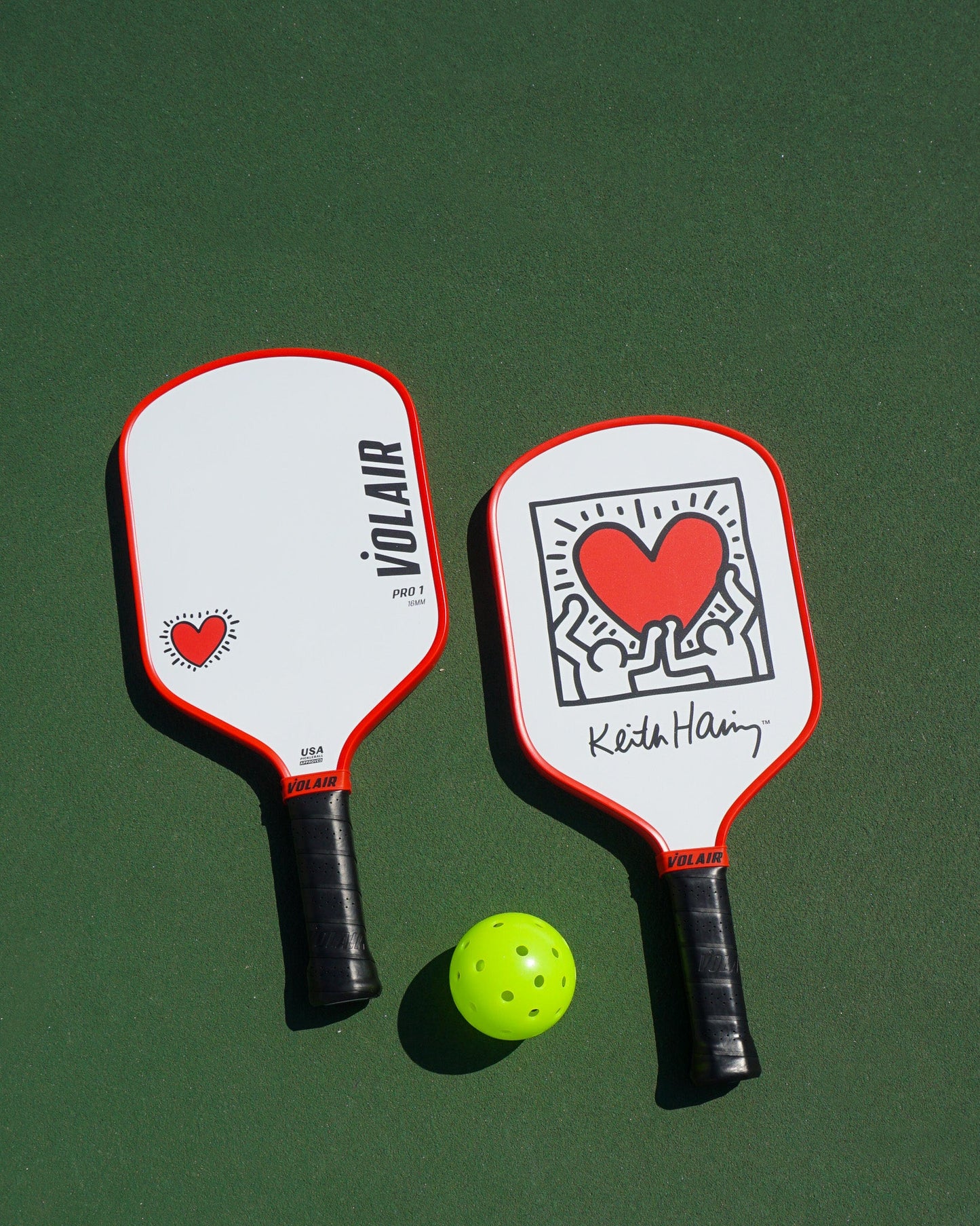 Pro 1 Pickleball Paddle 16mm: Keith Haring #1