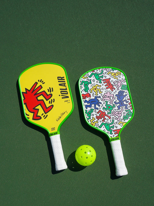 Pro 1 Pickleball Paddle 16mm: Keith Haring #3