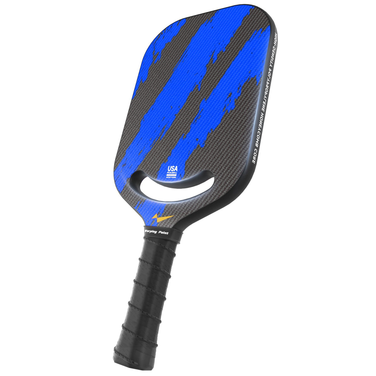 Ascent Power Blue Pickleball Paddle – 20mm Core for Spin & Stability