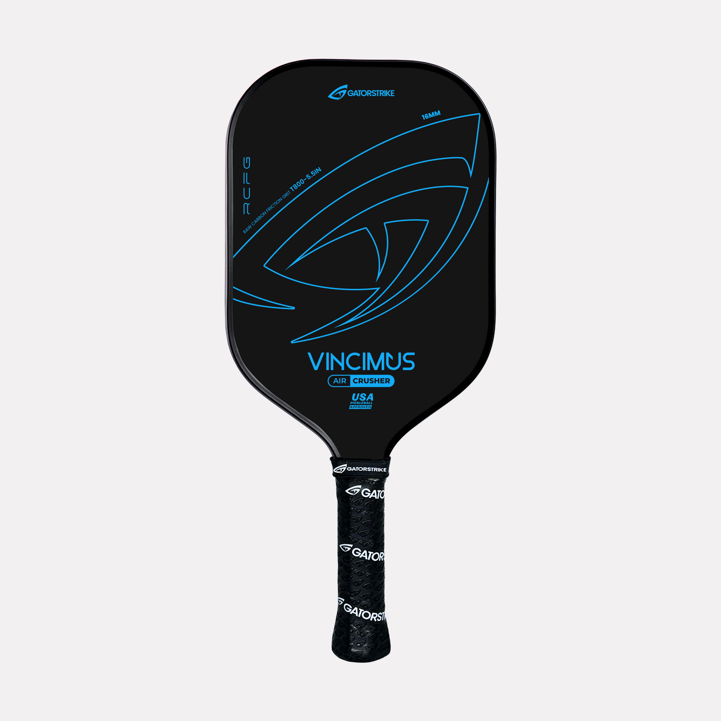GatorStrike Vincimus Power — Raw Carbon Pickleball Paddle Under $150