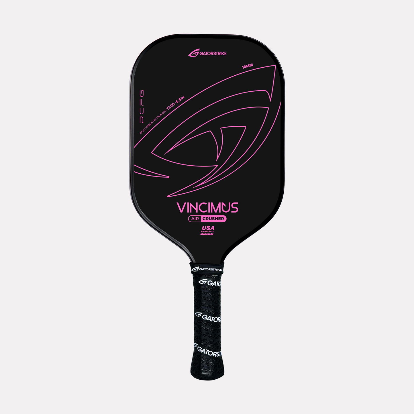 GatorStrike Vincimus Power — Raw Carbon Pickleball Paddle Under $150