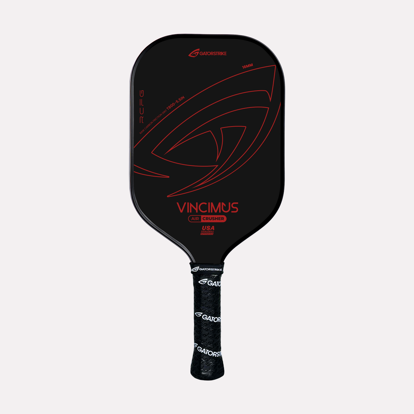 GatorStrike Vincimus Power — Raw Carbon Pickleball Paddle Under $150