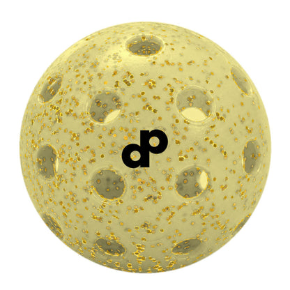 Yellow Glitter Outdoor Pickleballs