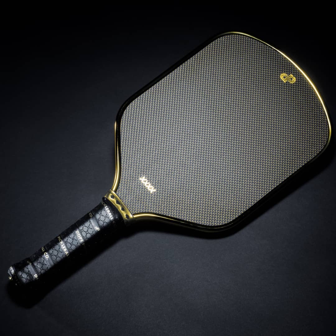 High Roller Chrome Gold Pickleball Paddle