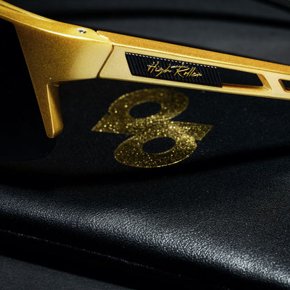 High Roller Black & Gold Performance Sunglasses
