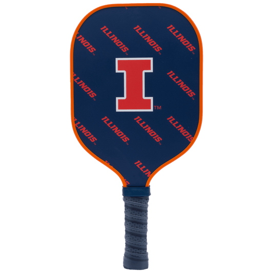 Illinois Fighting Illini Pickleball Paddle | Carbon Fiber Face | 12mm Core - Club Rehab