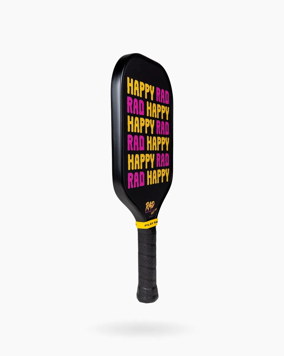 RAD Happy Pro T700 Raw Carbon Dwell Pickleball Paddle