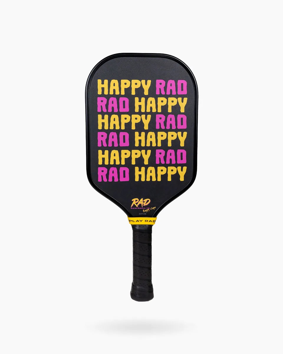 RAD Happy Pro T700 Raw Carbon Dwell Pickleball Paddle