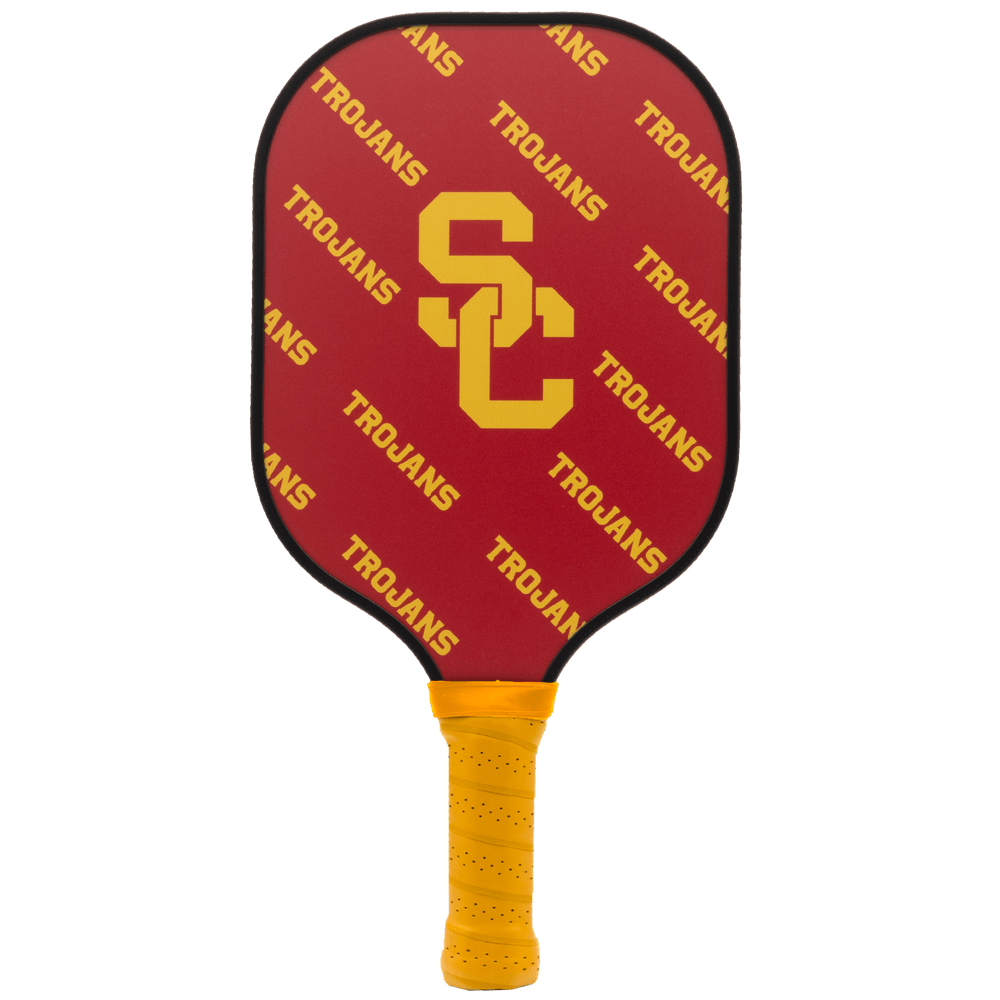 USC Trojans Pickleball Paddle | Carbon Fiber Face | 12mm Core - Club Rehab